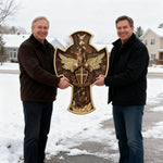 The Trinity and the Archangel's Dragonslayer's Cross - craftsmanship detail