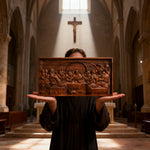 Last Supper Religious Carving Icons Gifts Wood Carving Religious Wood Wall Art - craftsmanship detail