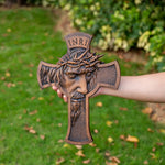 Jesus Holy Crown of Thorns Wood Cross, Christ delivered us from the curse of sin - mokarve