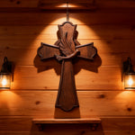 Holy Spirit Dove Wooden Cross: A Symbol of the Spirit’s Presence & Guidance - product view