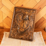 🌟 Archangel Chamuel Wood Carving – Angel of Peaceful Relationships 🌟 - craftsmanship detail