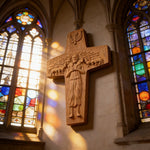 “Good Shepherd” Jesus Shepherd Wooden Wall Hanging - product view