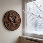 Red Cardinal Couple Hand-Carved Wood Figurine: A Symbol of Hope & Spiritual Connection - product view