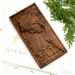 Plaque commemorating Good Friday, remembering the meaning of Jesus' crucifixion - product view