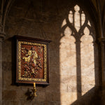 Assumption of Mary Hand-Carved Wood Wall Art: A Tribute to Heavenly Glory - craftsmanship detail