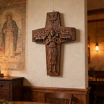 “Good Shepherd” Jesus Shepherd Wooden Wall Hanging - product view