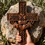 Celtic Cross Klada Cross Religious Gifts - craftsmanship detail