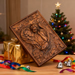 🌟 Archangel Chamuel Wood Carving – Angel of Peaceful Relationships 🌟 - craftsmanship detail