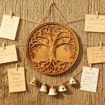 Tree of Life Wood Wall Art Decor Best Christmas Gift - With Free Stand - side view