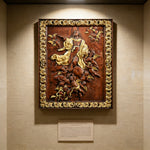 Assumption of Mary Hand-Carved Wood Wall Art: A Tribute to Heavenly Glory - side view