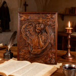 🌟 Archangel Chamuel Wood Carving – Angel of Peaceful Relationships 🌟 - product view