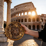 Lion Head Wooden Wall Art: Symbol of Christ the Lion of Judah - product view