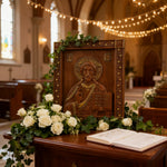 Jesus Christ Pantocrator Wood Carving - Christian gift presentation