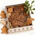 “Bee & Honeycomb” Hand-Carved Wood Wall Art – A Christian Symbol of Diligence & Divine Provision - design detail