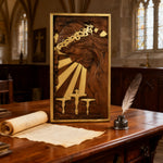 Plaque commemorating Good Friday, remembering the meaning of Jesus' crucifixion - Christian gift presentation