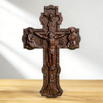 A Sacred Presence for Your Home: Hand-Carved Orthodox Cross - craftsmanship detail