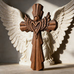 Angel Guardian Cross Wall Decoration - design detail