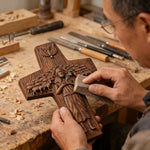 “Good Shepherd” Jesus Shepherd Wooden Wall Hanging - Christian gift presentation