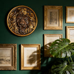 Lion Head Wooden Wall Art: Symbol of Christ the Lion of Judah - side view