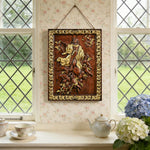 Assumption of Mary Hand-Carved Wood Wall Art: A Tribute to Heavenly Glory - design detail