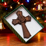 Holy Spirit Dove Wooden Cross: A Symbol of the Spirit’s Presence & Guidance - design detail