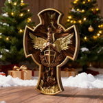 The Trinity and the Archangel's Dragonslayer's Cross - craftsmanship detail