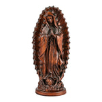 Our Lady of Guadalupe Round Wooden Tabletop Ornament - mokarve