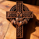 Celtic Cross Klada Cross Religious Gifts - side view