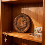 Jesus Hill Garden Prayer Plaque Wood Carving - product view