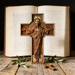 New Ascension Cross: Glory of Resurrection & Proclamation of Redemption - Christian gift presentation