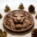 Lion Head Wooden Wall Art: Symbol of Christ the Lion of Judah - side view