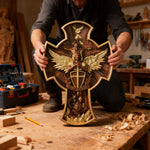 The Trinity and the Archangel's Dragonslayer's Cross - design detail