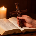 Nail Cross Wooden Wall Art: A Christian Symbol of Sacrifice & Redemption - craftsmanship detail