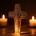 “Good Shepherd” Jesus Shepherd Wooden Wall Hanging for Christian home decor and prayer spaces