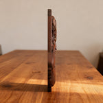 Jesus Crown of Thorns Beechwood Sculpture - design detail