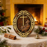 The Prayer in Gethsemane Solid Wood Carving: Find Steady Strength in His Sorrow for Christian home decor and prayer spaces