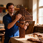 Celtic Cross Klada Cross Religious Gifts - size and finish detail