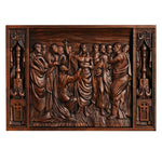 Jesus and the Apostles Wooden Wall Hanging - mokarve