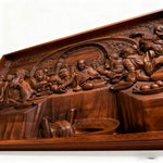 Last Supper Religious Carving Icons Gifts Wood Carving Religious Wood Wall Art - craftsmanship detail