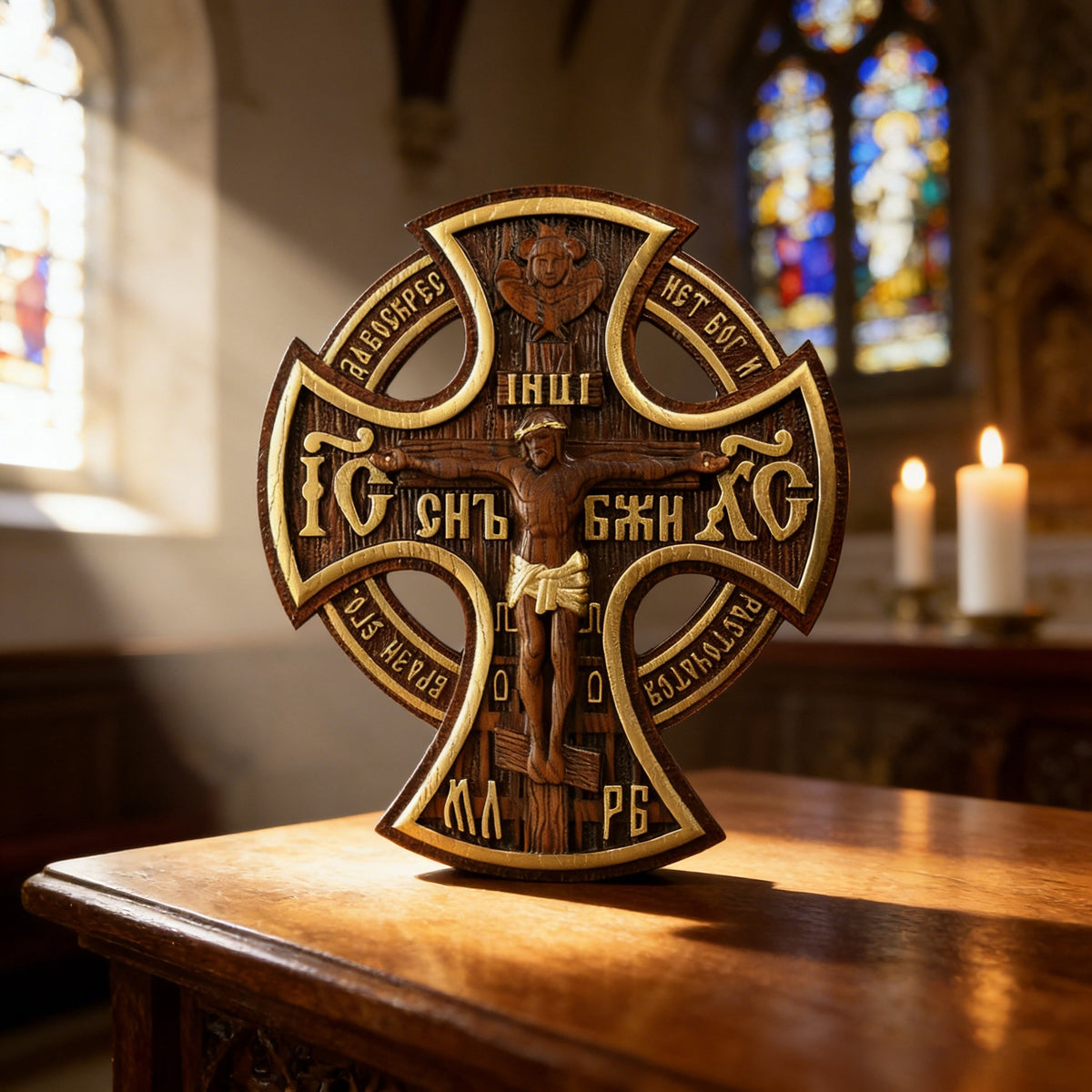 Orthodox Crucifixion Wood Carving: Remember the Meaning of Christ’s Suffering for Christian home decor and prayer spaces