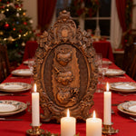 Three Sacred Hearts of the Holy Family | Solid Wood Carving Gift - gift presentation