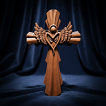 Angel Guardian Cross Wall Decoration - Christian gift presentation