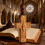 Wooden Savior Cross Necklace for daily faith wear and Christian gifting