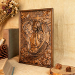 🌟 Archangel Chamuel Wood Carving – Angel of Peaceful Relationships 🌟 - product view