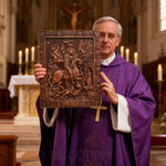 St. George the Victorious Hand-Carved Wood Icon – A Symbol of Courage & Faith - Christian gift presentation