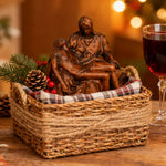 Michelangelo's Madonna and Child of Mercy Wooden Tabletop Arrangement - product view