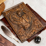 🌟 Archangel Chamuel Wood Carving – Angel of Peaceful Relationships 🌟 - Christian gift presentation