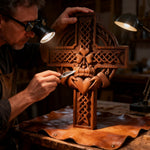 Celtic Cross Klada Cross Religious Gifts - size and finish detail