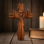 Angel Guardian Cross Wall Decoration - design detail