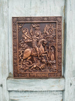 Saint George Wood carved icon of the Victorious Wooden carved icon Gift for family Carved Wooden gift Christian icon - mokarve